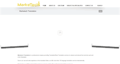 Desktop Screenshot of marketechtranslation.com